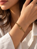 Bracelet Celestia Gold Butterfly Charm Chain For Women