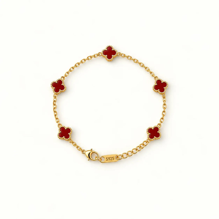 Red Clover Beautiful Adjustable Bracelet For Women