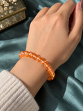 Bracelet For Crystal Golden Round Stone Stretch Beaded Catrine