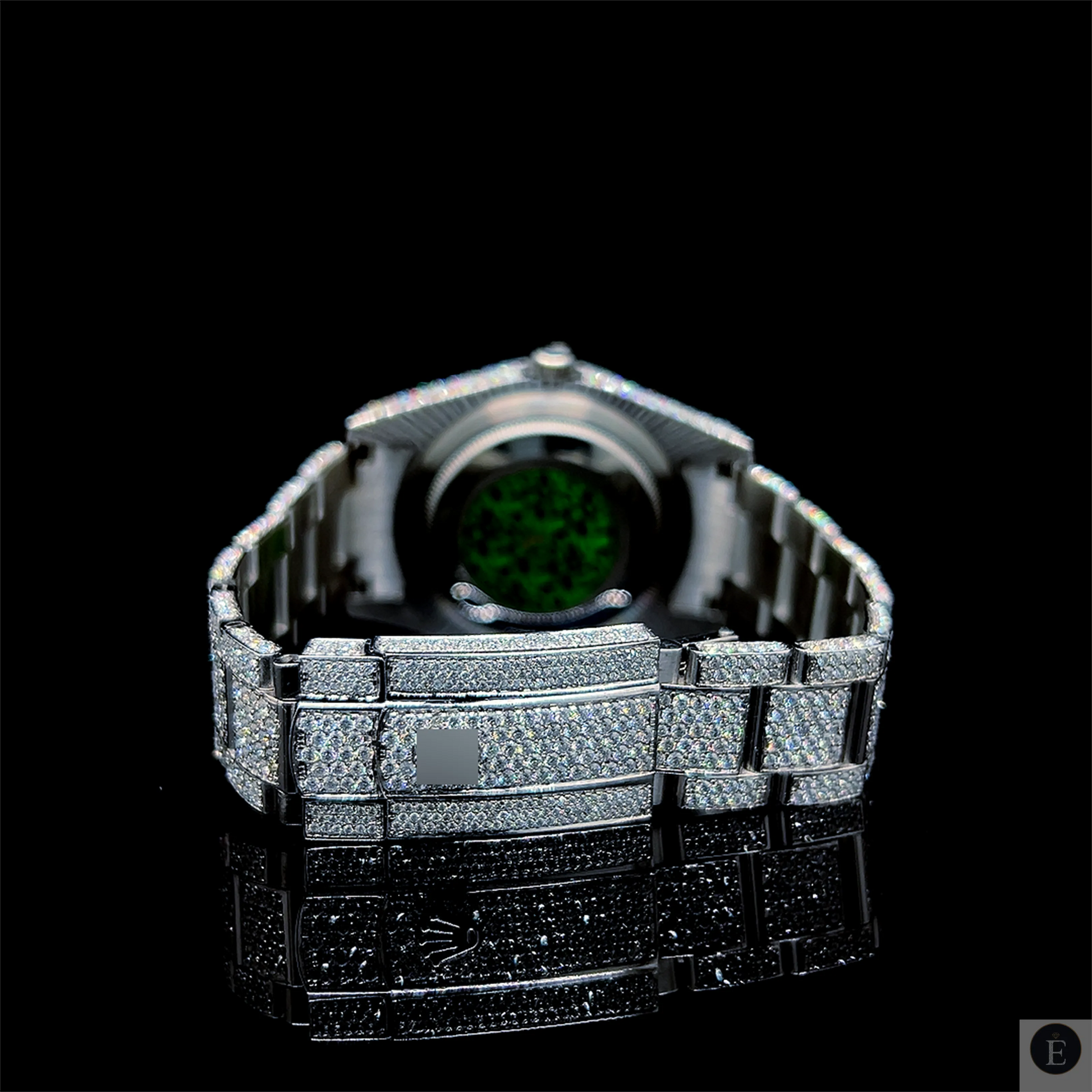 Luxury moissanite jewelry watch for men women