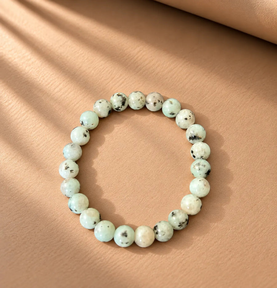 Bracelet For Round Stone Stretch Natural Gemstone Beaded