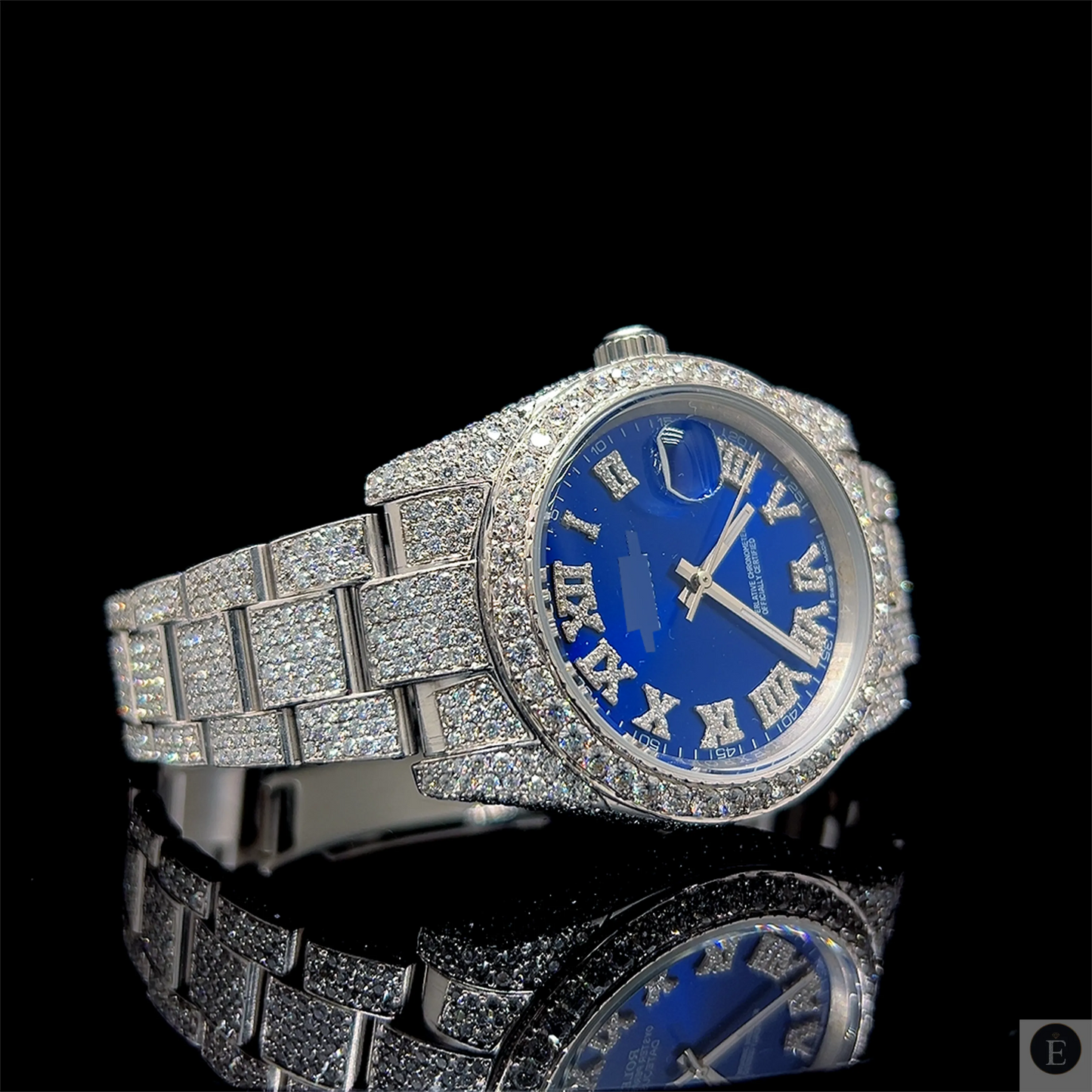 Anniversary gift unisex moissanite iced watch